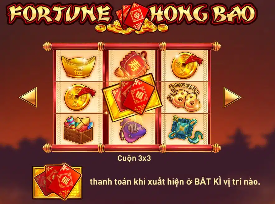 Fortune Hong Bao: Trò chơi slot GPI hấp dẫn, đặc sắc