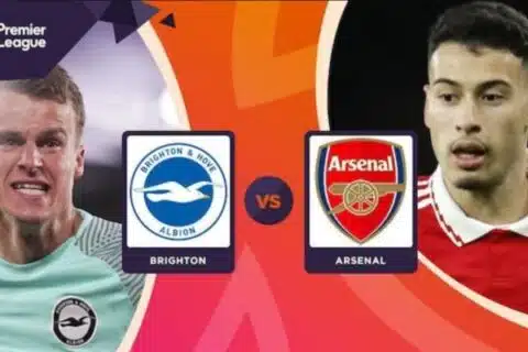 Dự đoán trận Brighton vs Arsenal lúc 00h30 ngày 1/1/2023
